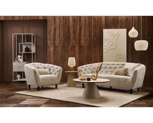3-er Sofa "Antwerpen" beige - Juto beige - 2