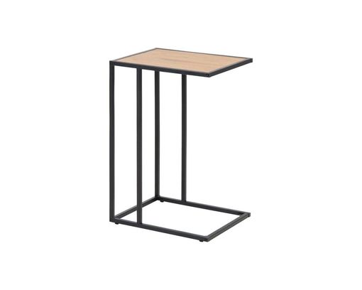 Laptop-Tisch "Ascheberg" Wildeiche Nachbildung/Metall schwarz - schwarz/braun - 1