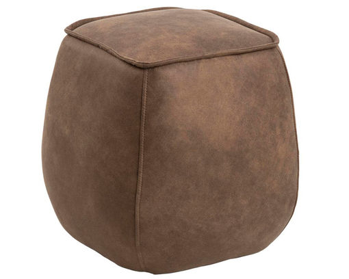 Hocker "Achensee" gelb - hellbraun - 2