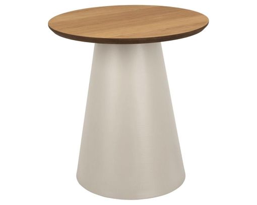 Couchtisch "Aalborg", rund, ca. 85 cm Durchmesser - Braun/Grau - 1