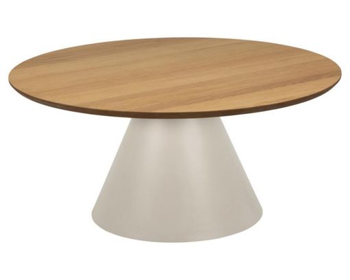 Couchtisch "Aalborg", rund, ca. 45 cm Durchmesser - Braun/Grau - 1