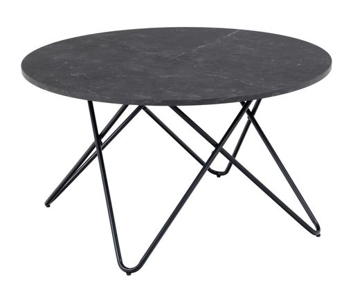 Couchtisch "Alkmaar", Marmoroptik - Schwarz - 1