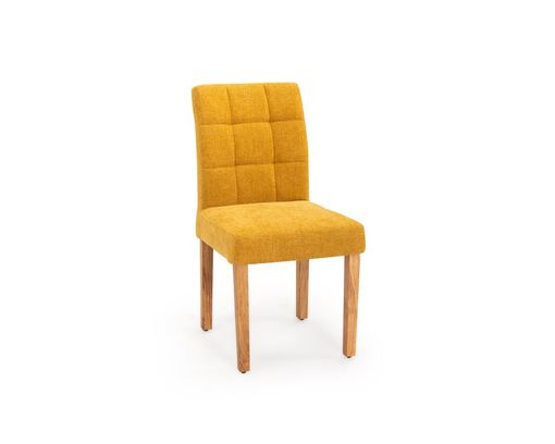 Möbel Polsterstuhl » 9101, Online-Shop Eiche gelb | Gestell in geölt, Mustard Stühle Turflon