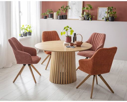 Dining-Relax-Sessel "9051" in Dunkelrosa - Blush - 2