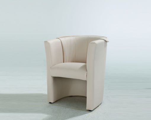 Sessel, leger "Isendorf" im Lederlook, beige,  ca. 78x81x74 cm - beige - 1