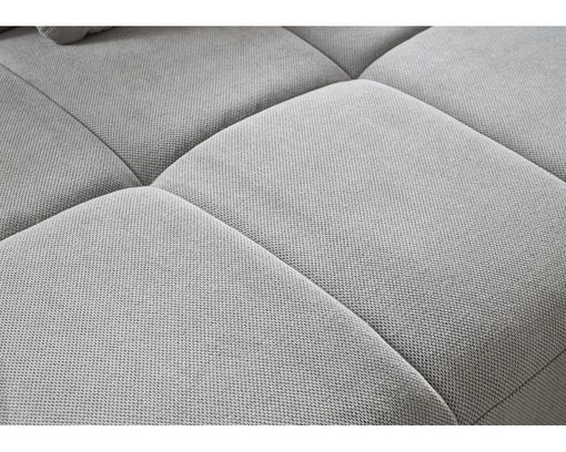 Wohnlandschaft "Wave 2.0", leger, mit motorischer Sitztiefenverstellung - Christal 84 hellgrau - 5