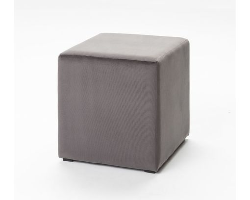Hocker eckig, anthrazit - Anthrazit - 1