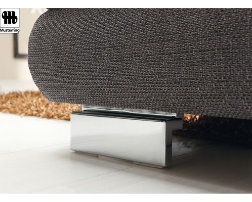 Wohnlandschaft "MR 360" Musterring, legere Polsterung, grau - Stoff Orlando dark-grey - 2