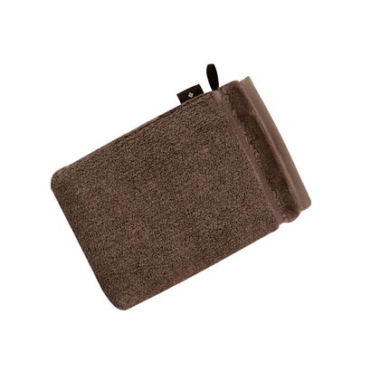 Wasch-Handschuh "Pure", braun - Toffee - 1