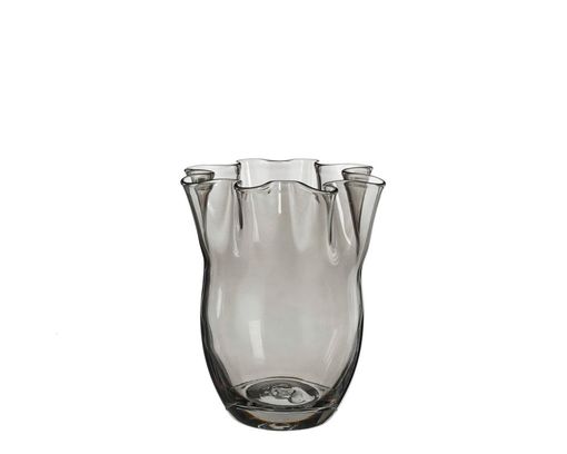 Trendhopper Vase "Pollie", grau, ca. 26 cm hoch - Grau - 1