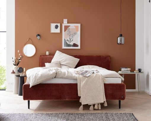 Interliving Polsterbett 1417, rostfarben - Rusty - 1