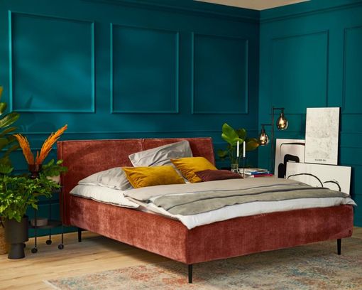 Interliving Polsterbett 1417, rostfarben - Rusty - 2