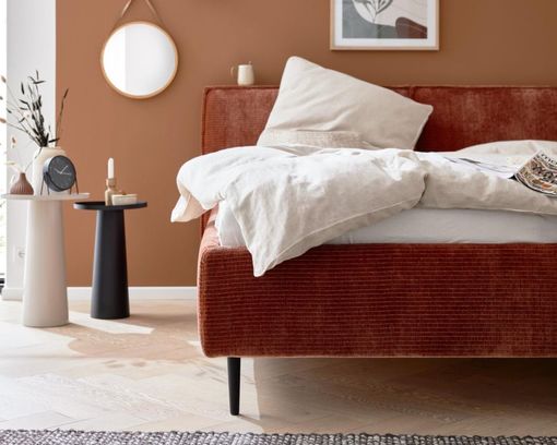 Interliving Polsterbett 1417, rostfarben - Rusty - 11
