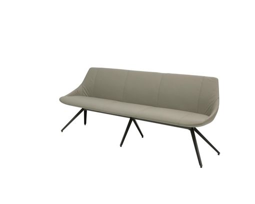 Interliving Bank 5115, Leder, Metallgestell - Braun/Schwarz - 3