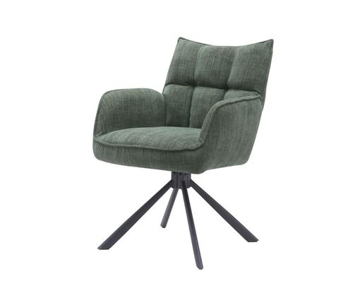 Trendhopper Armlehnstuhl "Mema", grün, drehbar - Grün - 1