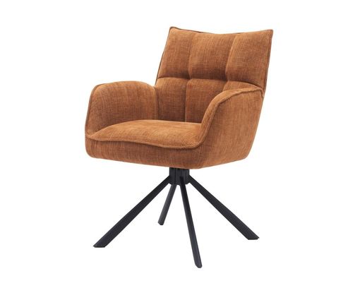 Trendhopper Armlehnstuhl "Mema" ,orange ,drehbar - orange - 1