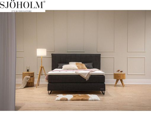 Boxspringbett Sjöholm Idö, ca. 180x200 cm - Graphit - 2