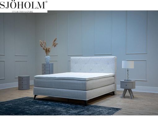 Boxspringbett Sjöholm mit Kopfteil Stigö, ca. 180x200 cm - Oasis Natur - 2