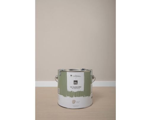 MissPompadour Wandfarbe "Die Wertvolle", Grau mit Leinen / 2,5 L - Grau - 6