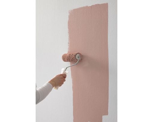 MissPompadour Wandfarbe "Die Wertvolle", Rosa mit Braun / 2,5 L - Rosa mit Braun - 3