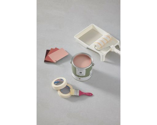 MissPompadour Wandfarbe "Die Wertvolle", Rosa mit Braun / 2,5 L - Rosa mit Braun - 5