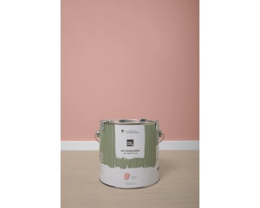 MissPompadour Wandfarbe "Die Wertvolle", Rosa mit Braun / 2,5 L - Rosa mit Braun - 6
