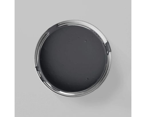MissPompadour Wandfarbe "Die Wertvolle", Schwarz mit Schiefer / 2,5 L - Schwarz mit Schiefer - 1