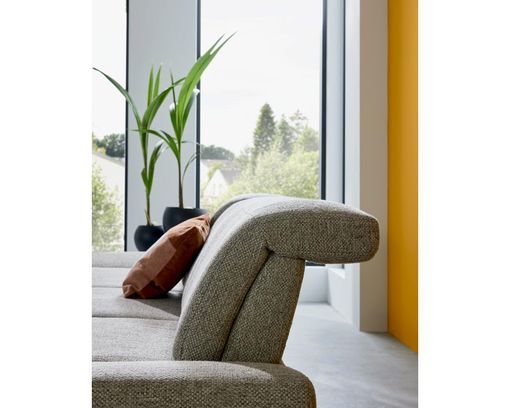 Interliving Wohnlandschaft 4460, leger, inkl. Kopfteilverstellung - Jazz Silber 121 - 14