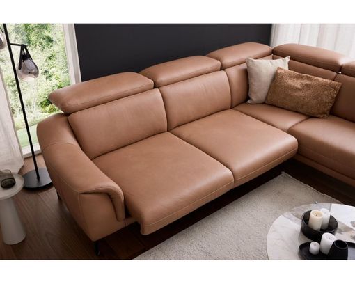 Interliving Wohnlandschaft 4461, Leder, braun - Haselnussbraun - 2