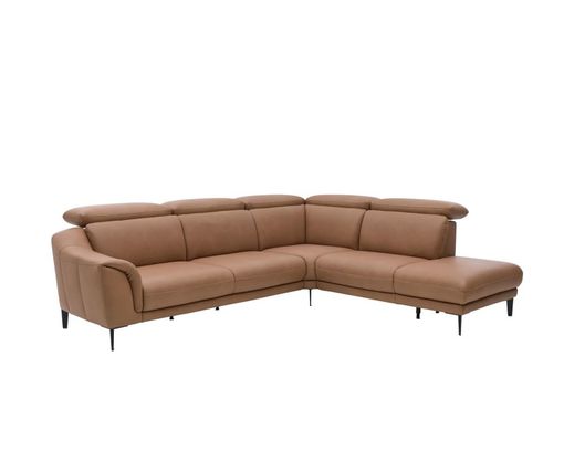 Interliving Wohnlandschaft 4461, Leder, braun - Haselnussbraun - 8