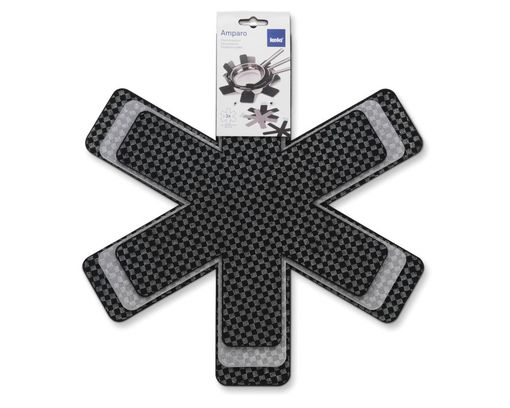 3-teiliges Pfannenschutz-Set aus Filz - Mehrfarbig - 2