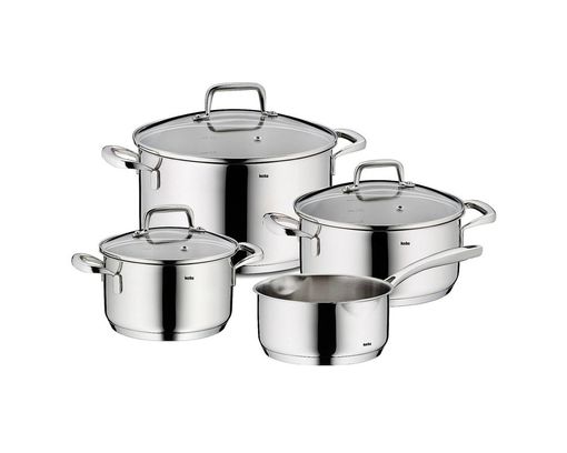 4-teiliges Topfset "Flavoria" - Silber - 1