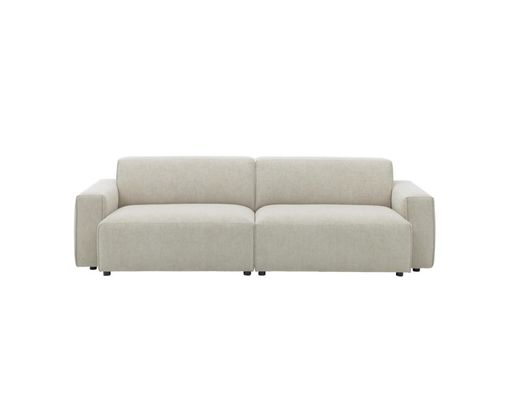 Roomio 3-Sitzer No. 4100, Feincord weiß - Weiß - 5