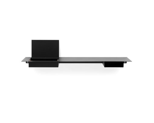 Musterring Wandkonsole/Schreibtisch KM100, schwarz, JustB! - Schwarz - 4