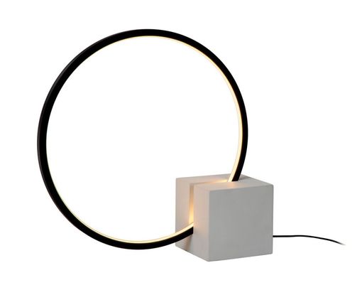 LED-Bodenleuchte "Cirkelis", dimmbar - Schwarz - 1