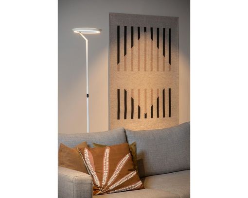 LED-Stehleuchte "Celeste" mit Tastdimmer, weiß - Weiß - 4