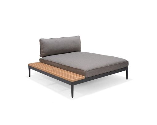 XL-Daybed "Topaz" mit Ablage - Dunkelgrau - 4