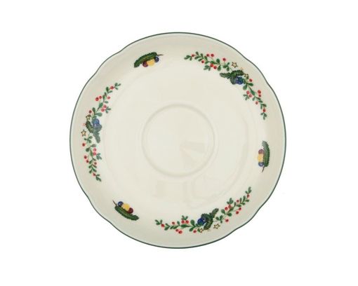 Kaffeeuntertasse "Marie Luise Weihnachten", ca. 14,5 cm, Porzellan - Weiß - 1