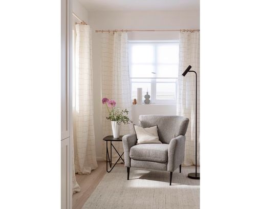 Schöner Wohnen Sessel "Amadeo" - Space silver-cream - 2