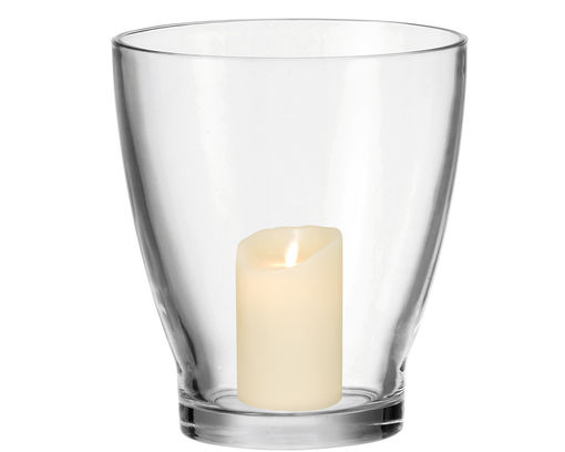 Windlicht/Vase "Polo", ca. 17 cm hoch - Durchsichtig - 2