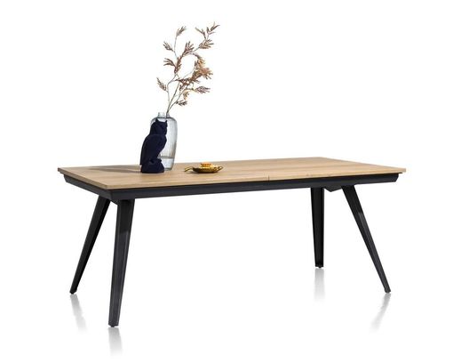 Tisch "City" Henders & Hazel, Railway brown/Metall schwarz, ca. 190 x 100 cm - Railway brown - 1