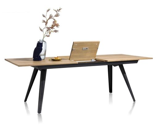 Tisch "City" Henders & Hazel, Railway brown/Metall schwarz, ca. 190 x 100 cm - Railway brown - 4