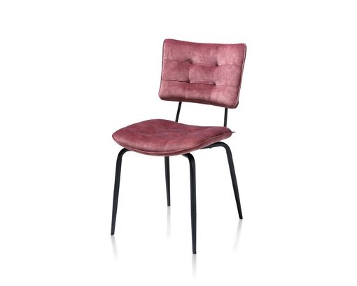 Stuhl "Manou" Henders & Hazel, Burgundy red/Metall schwarz - Burgundy red - 1