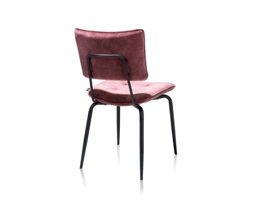 Stuhl "Manou" Henders & Hazel, Burgundy red/Metall schwarz - Burgundy red - 2