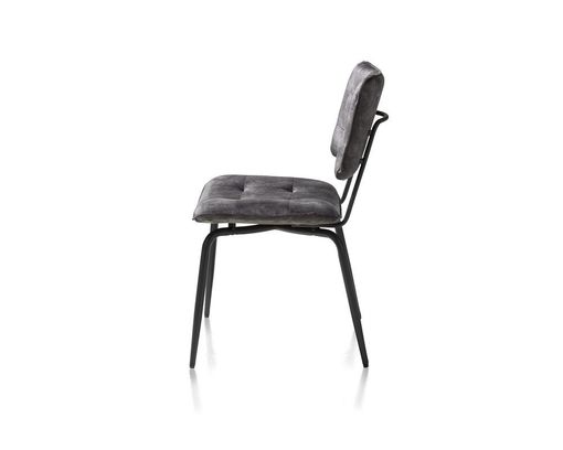 Stuhl "Manou" Henders & Hazel, anthrazit/Metall schwarz - anthrazit - 2