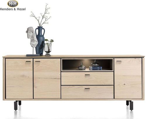 Sideboard "Livada" Henders & Hazel Wildeichen Furnier Natur - braun/Wildeiche Natur - 1