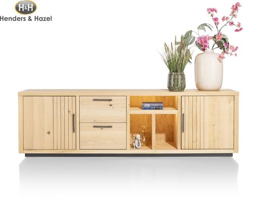 Henders & Hazel Sideboard "Pavie" mit LED-Beleuchtung - Hellbraun - 1