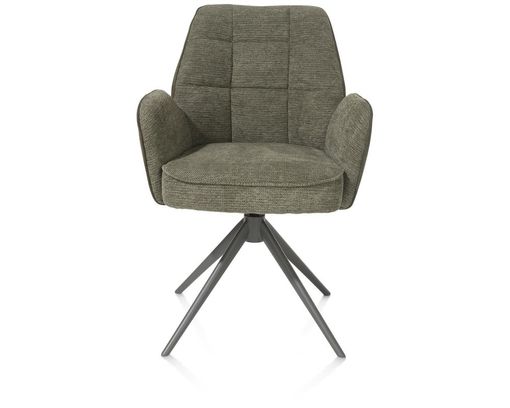 Henders & Hazel Armlehnstuhl "Bell", drehbar - Moosgrün - 1