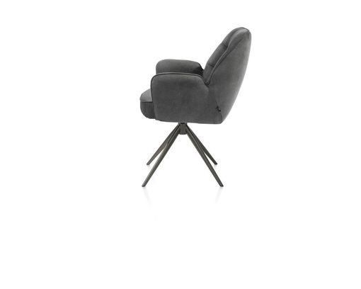 Henders & Hazel Armlehnstuhl "Bell", drehbar, anthrazit - Anthrazit - 4
