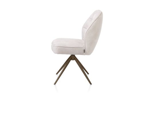 Henders & Hazel Stuhl "Bell", drehbar, Kiesel/steelbrown - Kiesel/Steelbrown - 4